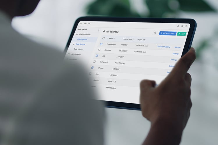 How Syrve Works 12 - Bulk Menu Export