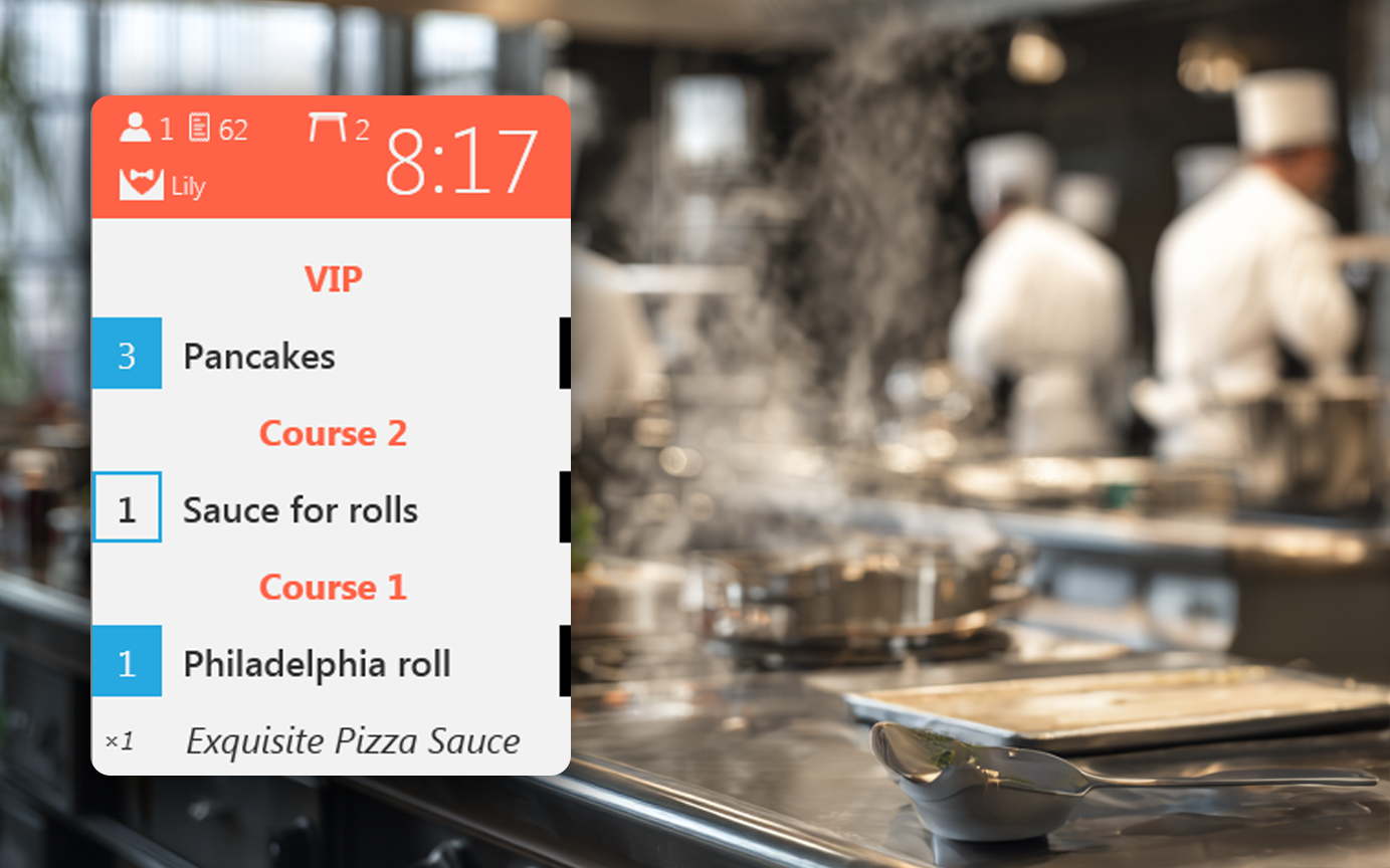 Order & Course Organization