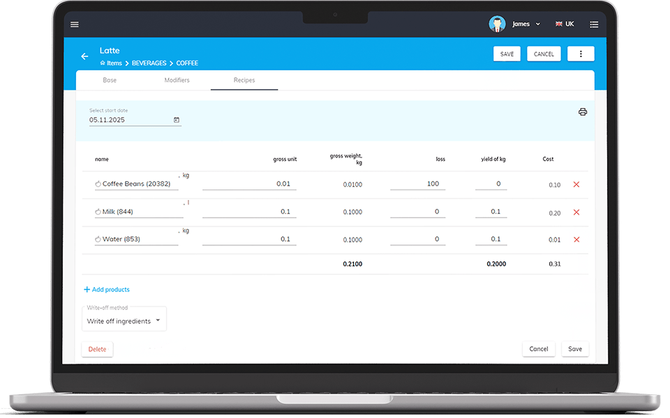 POS and self-service kiosk integration for synced orders, payments and menu consistency