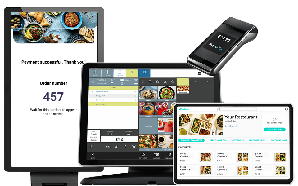 Integrated POS, payment terminal and ordering system for seamless transactions
