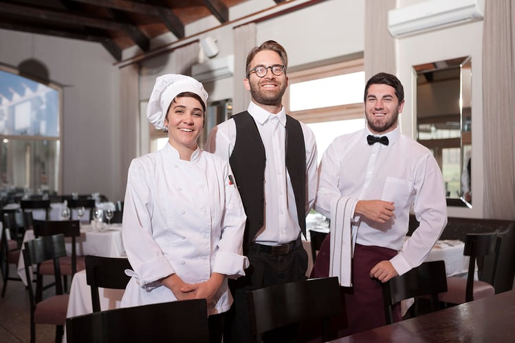 Chef e camerieri
