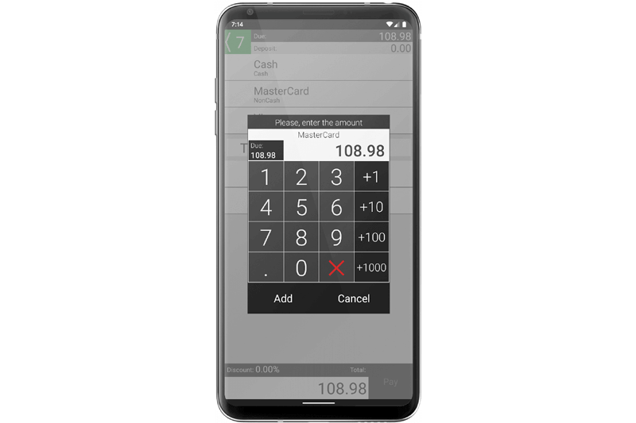 Syrve SmartOrder Payment Screen