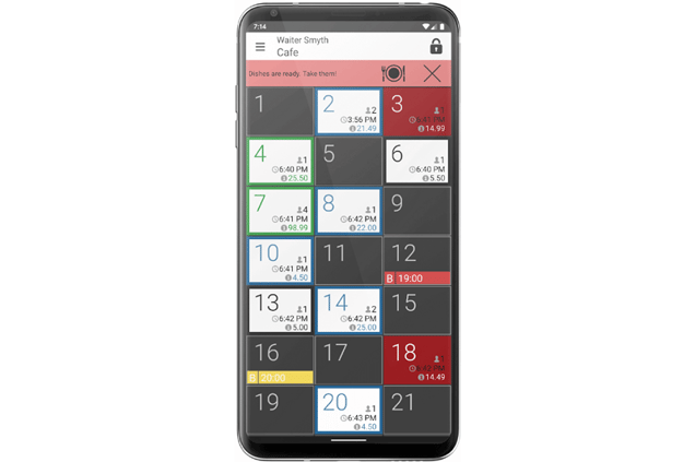 Syrve SmartOrder Table Service Screen