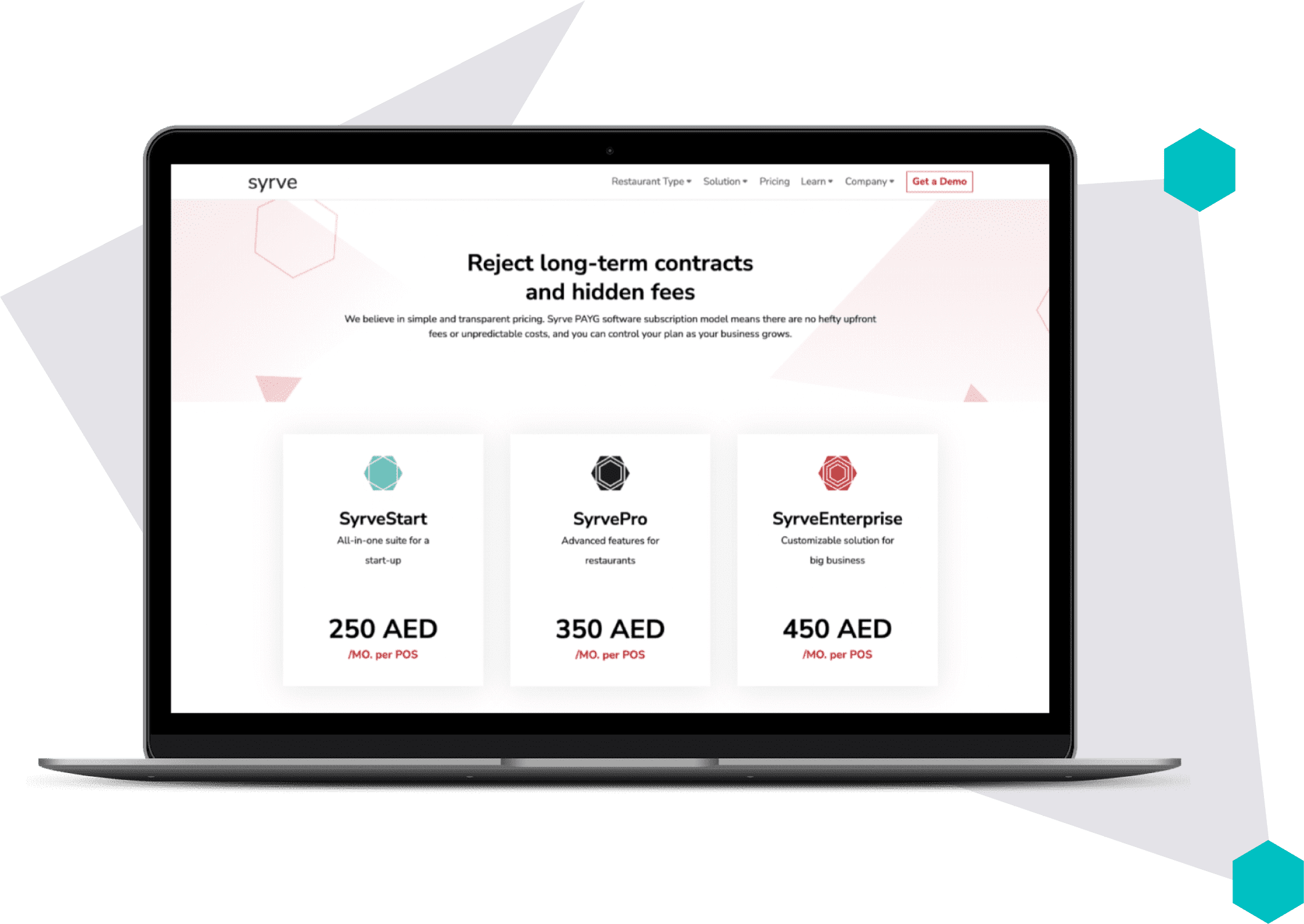 Syrve - UAE - Pricing - Screen & Graphics