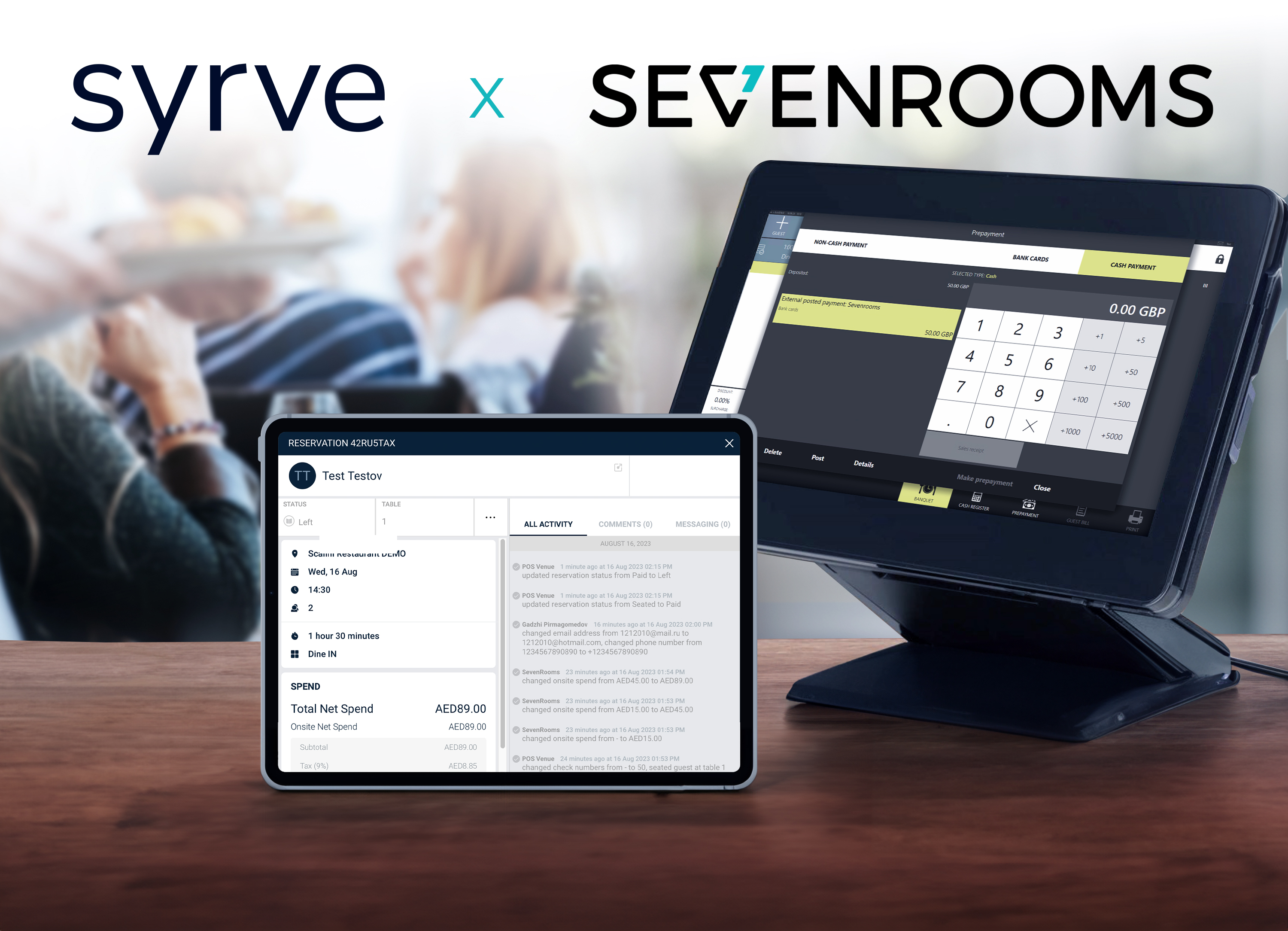 Syrve SevenRooms integration